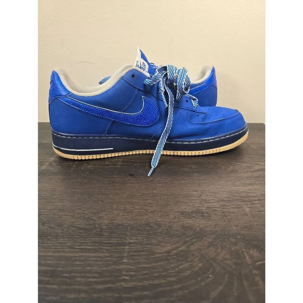 Nike Air Force 1  Game Royal White Men's Size 13 488298-422 2013 Rare